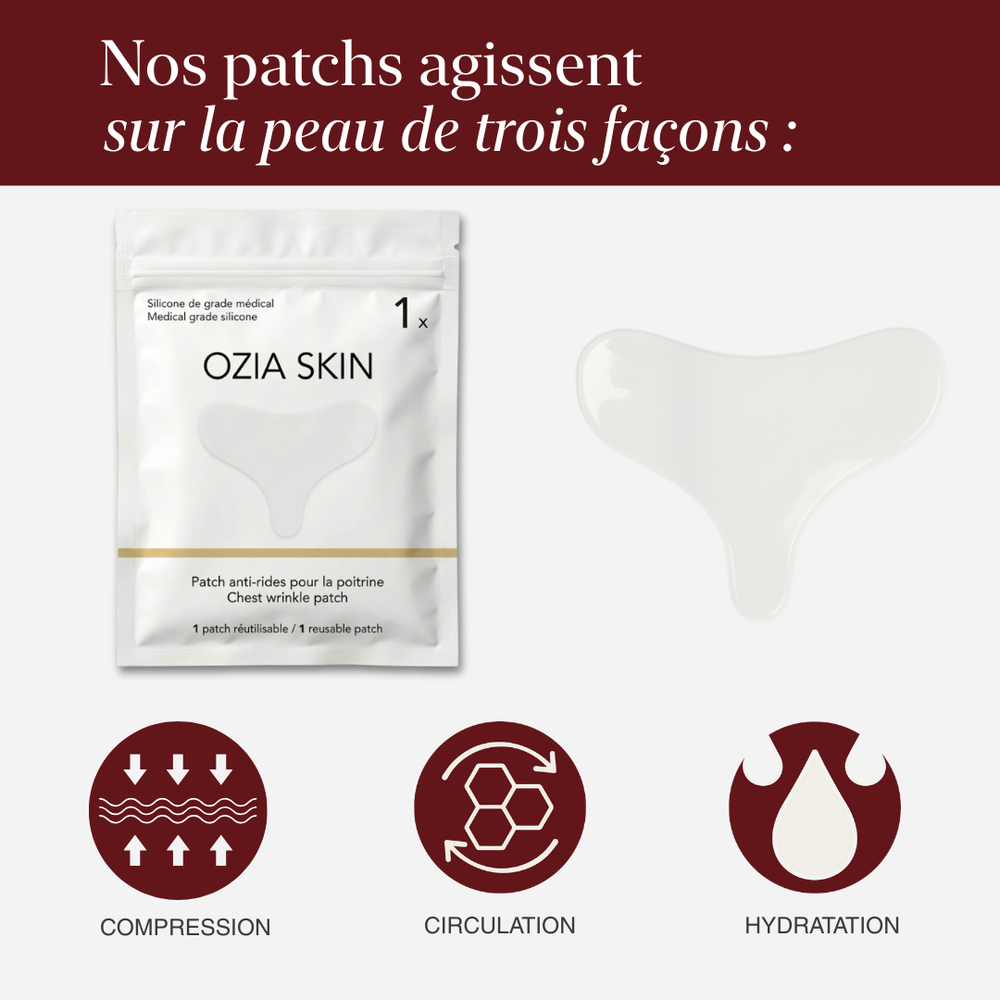 Patch anti-rides pour la poitrine