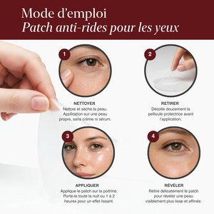 Patchs anti-rides pour les yeux