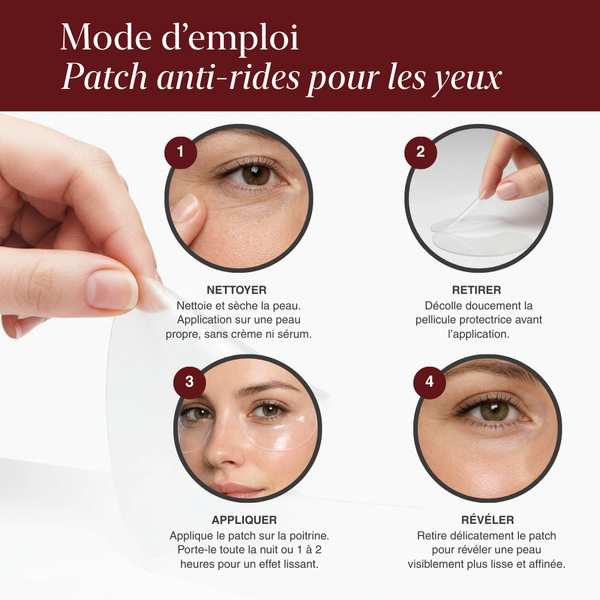Patchs anti-rides pour les yeux