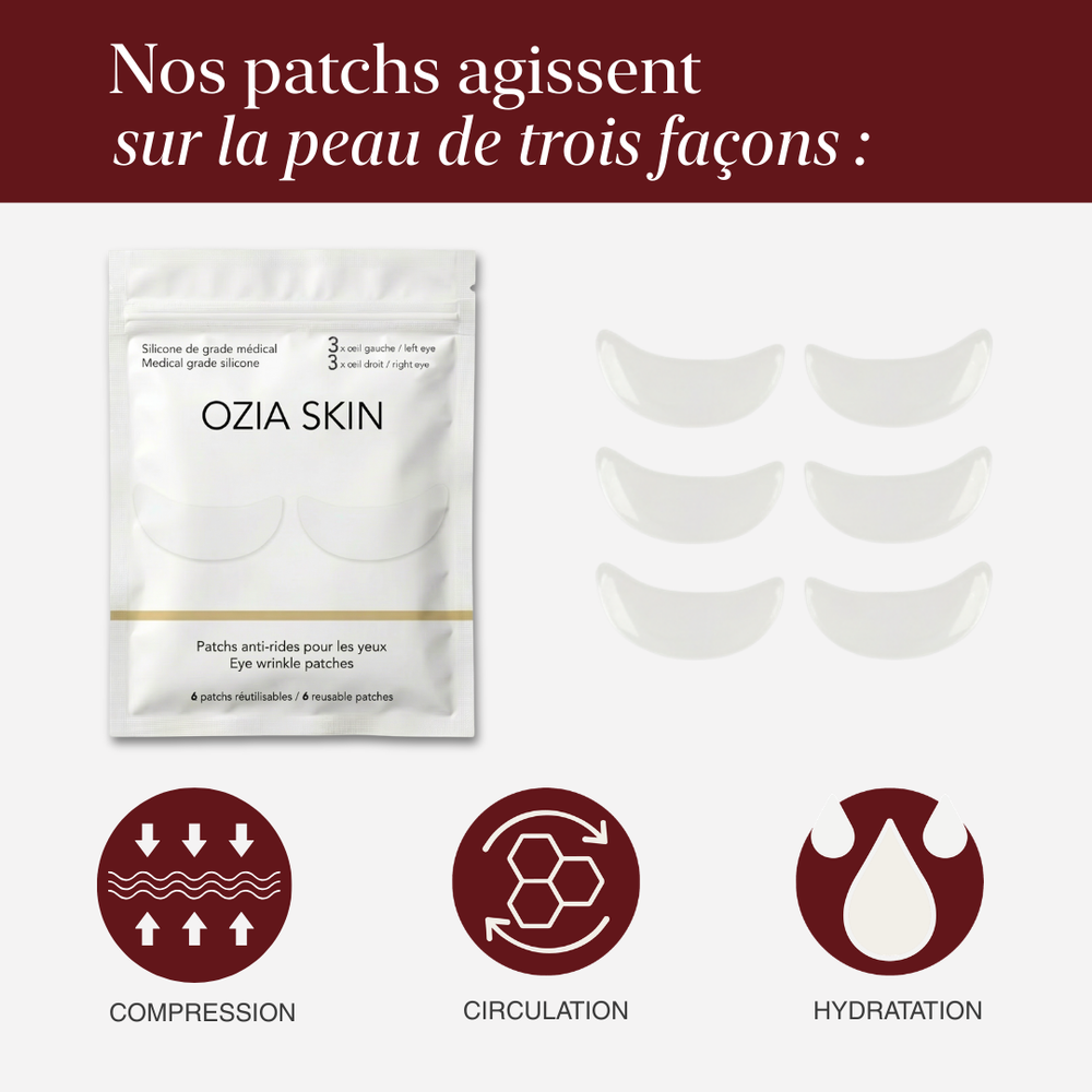 Patchs anti-rides pour les yeux