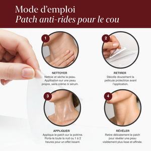 Patch anti-rides pour le cou