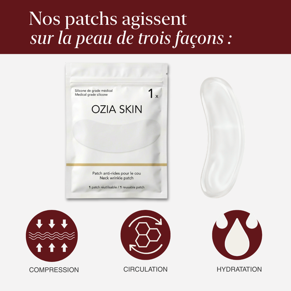 Patch anti-rides pour le cou